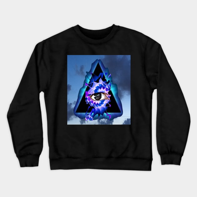 The Universal Mind's Eye Crewneck Sweatshirt by ZerO POint GiaNt